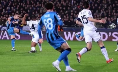 كلوب بروج يهزم أتلانتا فى الوقت القاتل