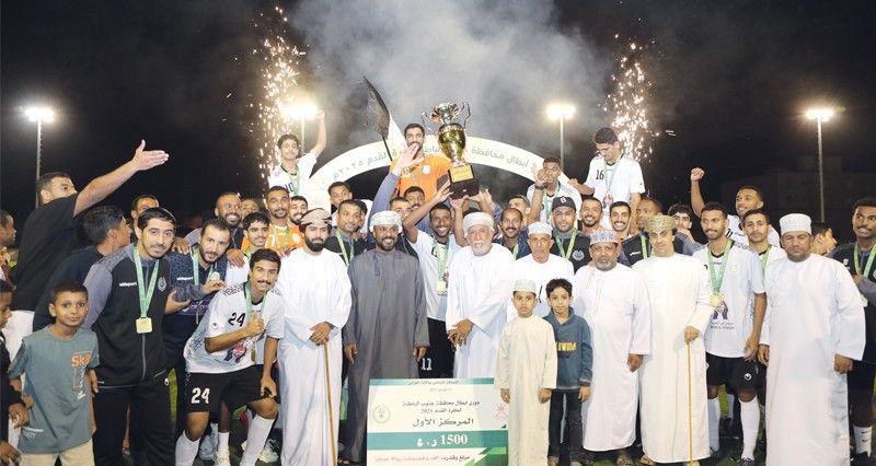 الغشب بطلا لدوري أبطال محافظة جنوب الباطنة لكرة القدم