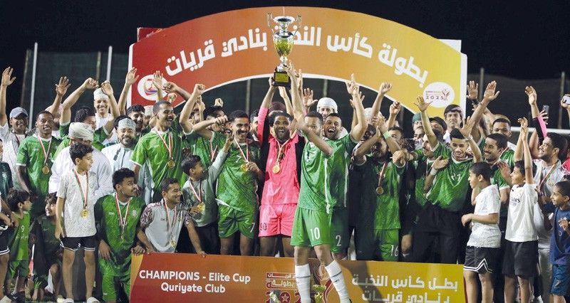 فريق المزارع يتوج بكأس النخبة بنادي قريات