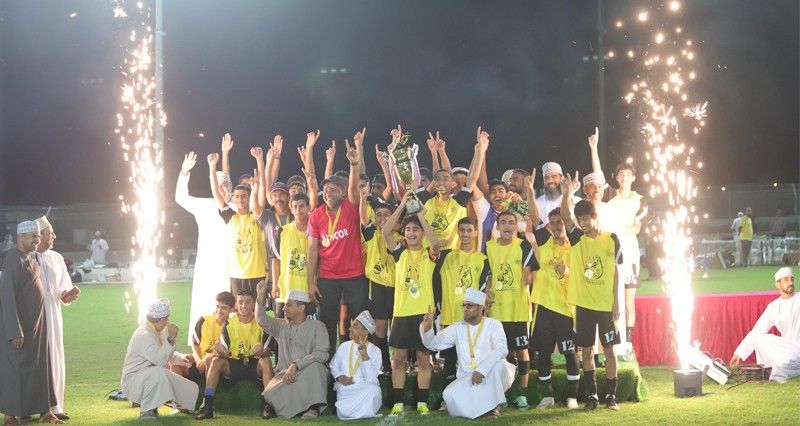 النور بطلا لدوري نادي نخل للناشئين والطو وصيفا