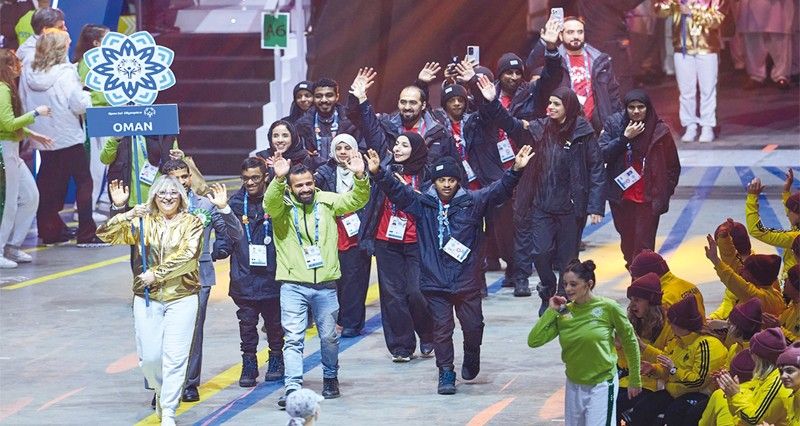 بمشاركة سلطنة عمان .. انطلاق الألعاب العالمية الشتوية للأولمبياد الخاص