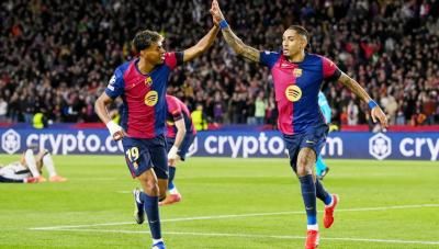 برشلونة إلى ربع نهائي الأبطال