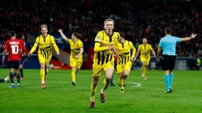 دورتموند يبلغ ربع نهائي دوري الأبطال