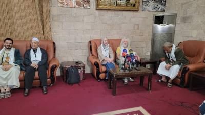 أخبار اليمن : وصول شخصيات سياسية دولية إلى صنعاء