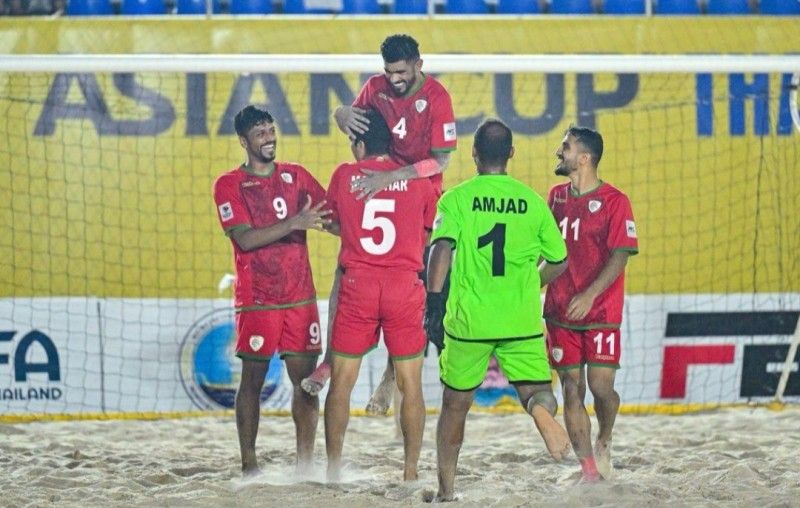 منتخبنا للقدم الشاطئية يتأهل لربع نهائي كأس اسيا