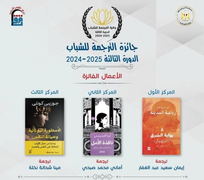 القومي للترجمة يعلن اسماء الفائزين بجوائزه في دورتها الثالثة