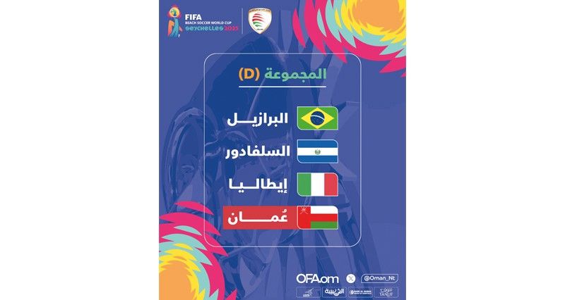 منتخبنا الوطني للقدم الشاطئة فـي المجموعة الرابعة بنهائيات كأس العالم بسيشل