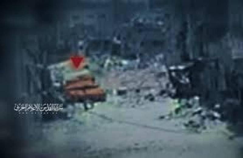 سرايا القدس تبث مشاهد لتفجير دبابة إسرائيلية في حي الشجاعية