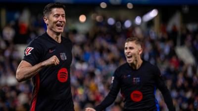 برشلونة يتمسك بصدارة إسبانيا