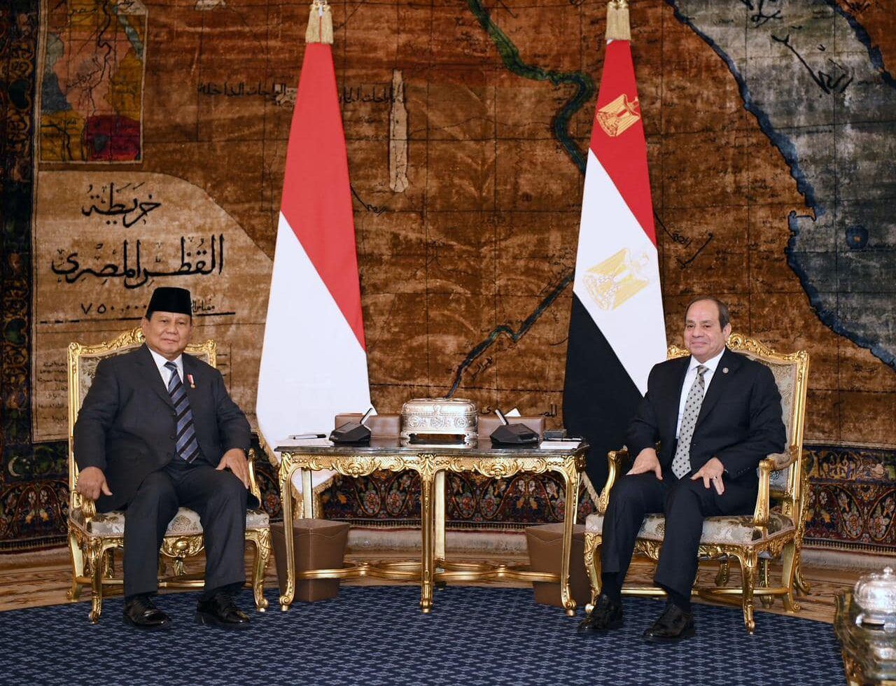 الرئيس السيسي ونظيره الإندونيسي يوقعان إعلان الشراكة…