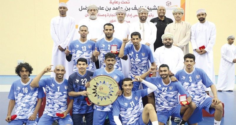 نادي صلالة بطلا لدوري الدرجة الثانية للكرة الطائرة