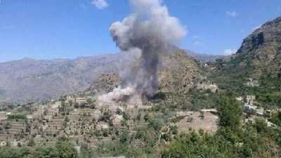 أخبار اليمن : قصف سعودي يستهدف صعدة