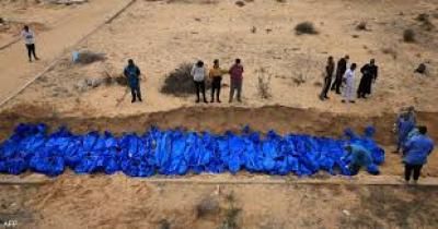 أخبار اليمن : منظمة دولية: قطاع غزة تحول إلى مقبرة جماعية