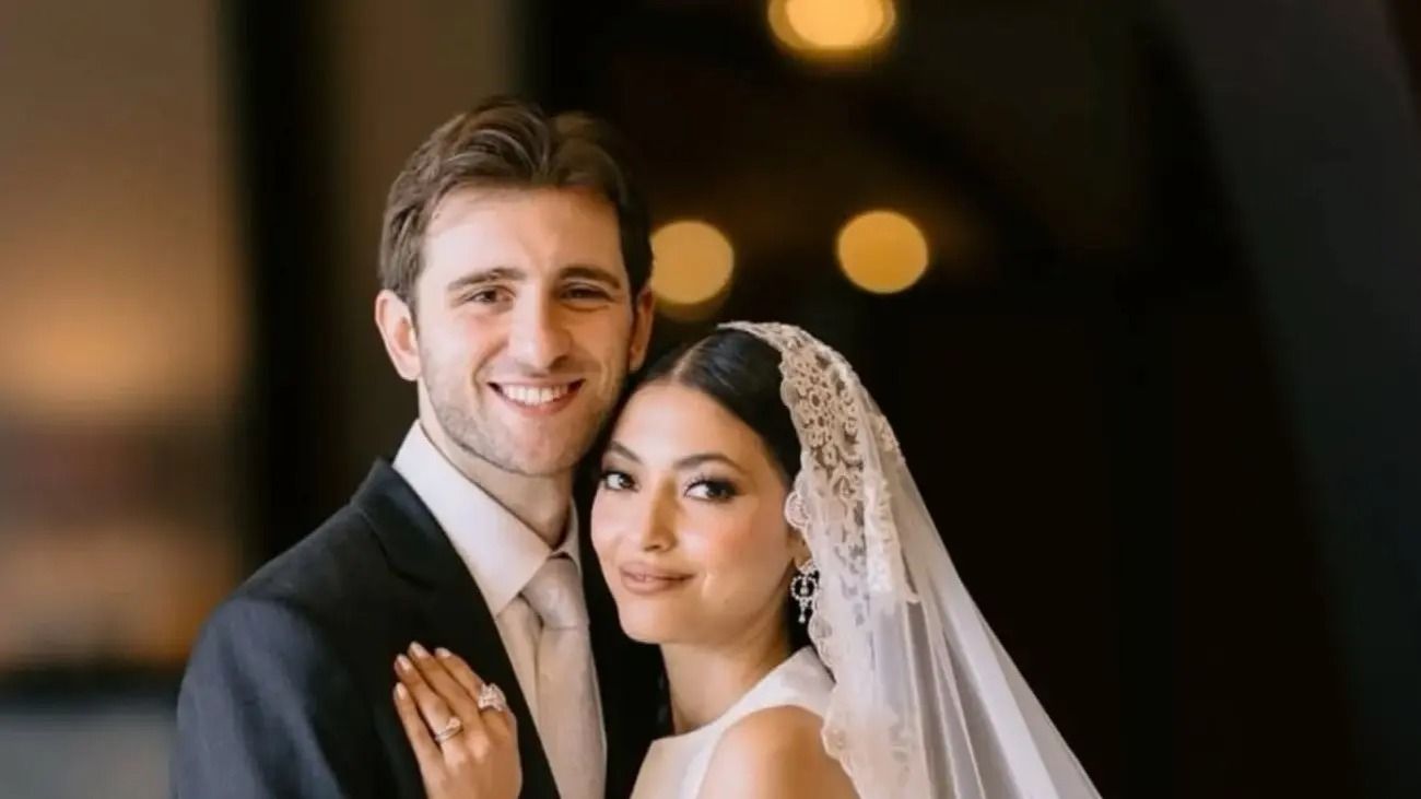 شاهد بالصور.. زفاف مي الغيطي على طبيب بريطاني في لندن