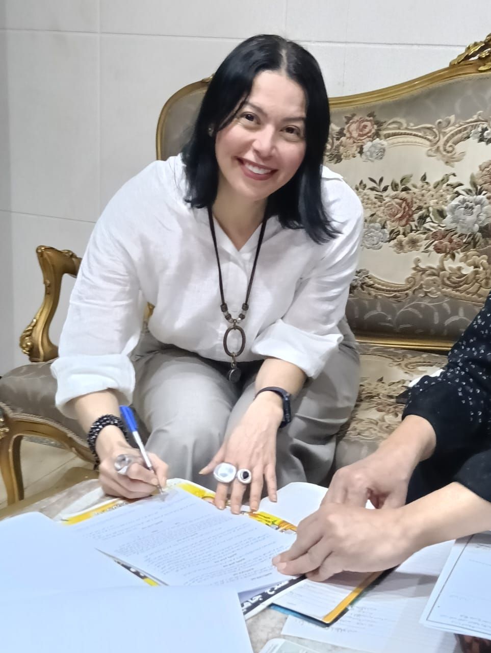 لقاء الخميسي بطلة مسرحية الملك وأنا من إنتاج البيت الفني للفنون الشعبية برئاسة تامر عبدالمنعم