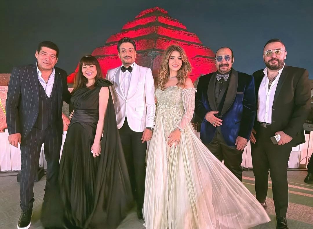 بالصور.. زفاف هشام جمال وليلى أحمد زاهر يتصدر الترند