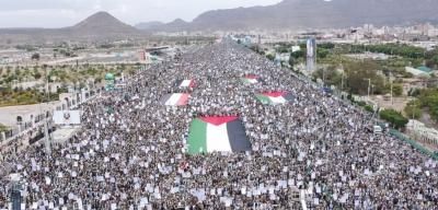 أخبار اليمن : إسناد شعبي يمني متواصل لغزة