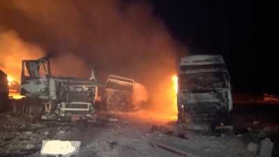 أخبار اليمن : 7 غارات تستهدف ميناء رأس عيسى