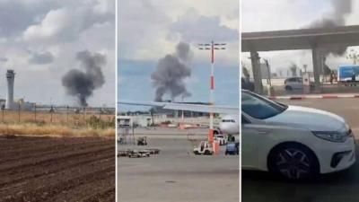 أخبار اليمن : باليستي يمني يضرب مطار "بن غوريون"