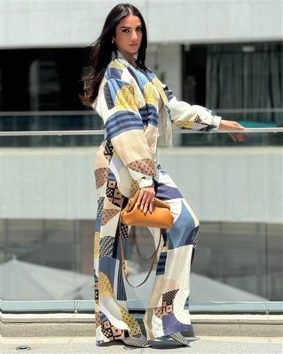 درة تتألق بالكاجوال من Fendi في أحدث جلسة تصوير