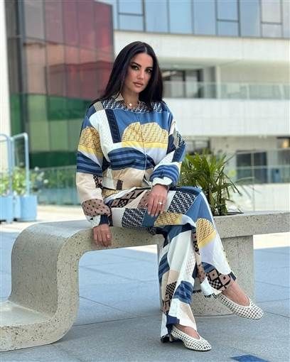 درة تتألق بالكاجوال من Fendi في أحدث جلسة تصوير