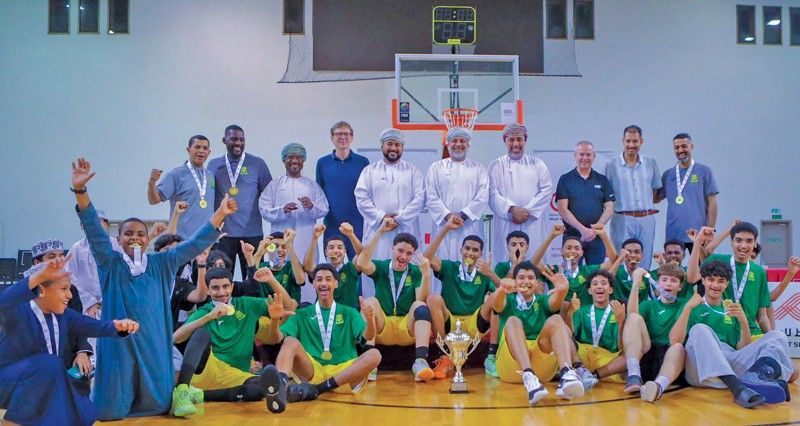 ناشئي السيب يتوجون بلقب دوري كرة السلة والعامرات وصيفا ونزوى ثالثا