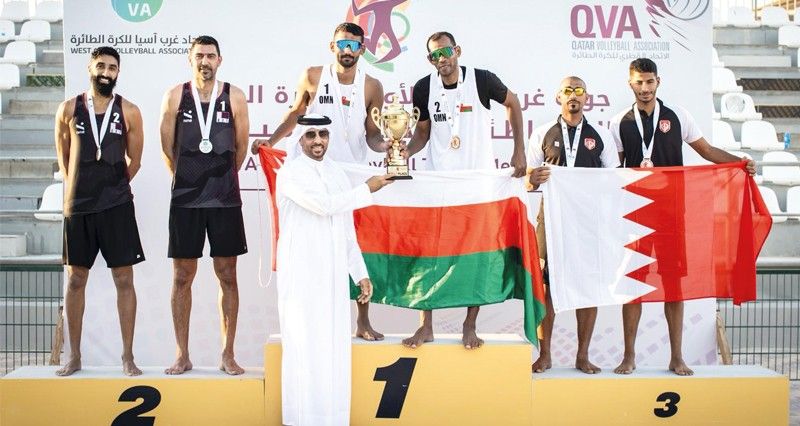منتخبنا للكرة الطائرة الشاطئية يتوج بالميدالية الذهبية لبطولة غرب آسيا