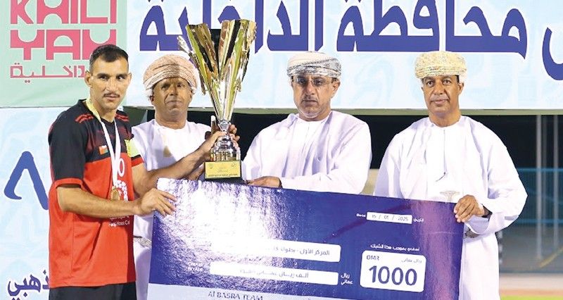 العين يتوج بطلا لكأس محافظة الداخلية