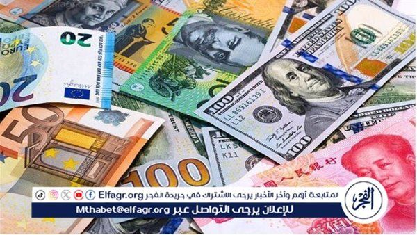 متوسط أسعار العملات الأجنبية أمام الجنيه اليوم 25-5-2025 في البنك المركزي المصري