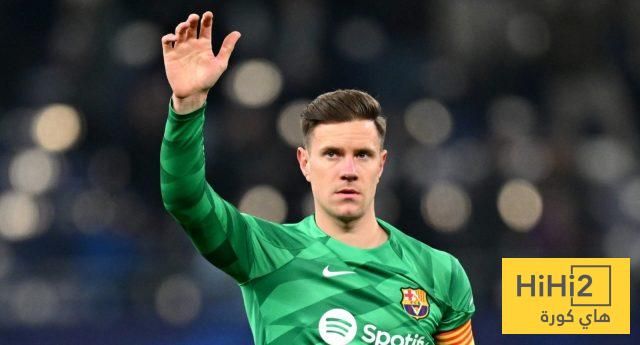 تير شتيغن يدعم سيدات برشلونة بعد خسارة دوري الأبطال