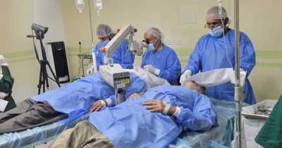 أخبار اليمن : 279 عملية بمخيم العيون المجاني في رداع