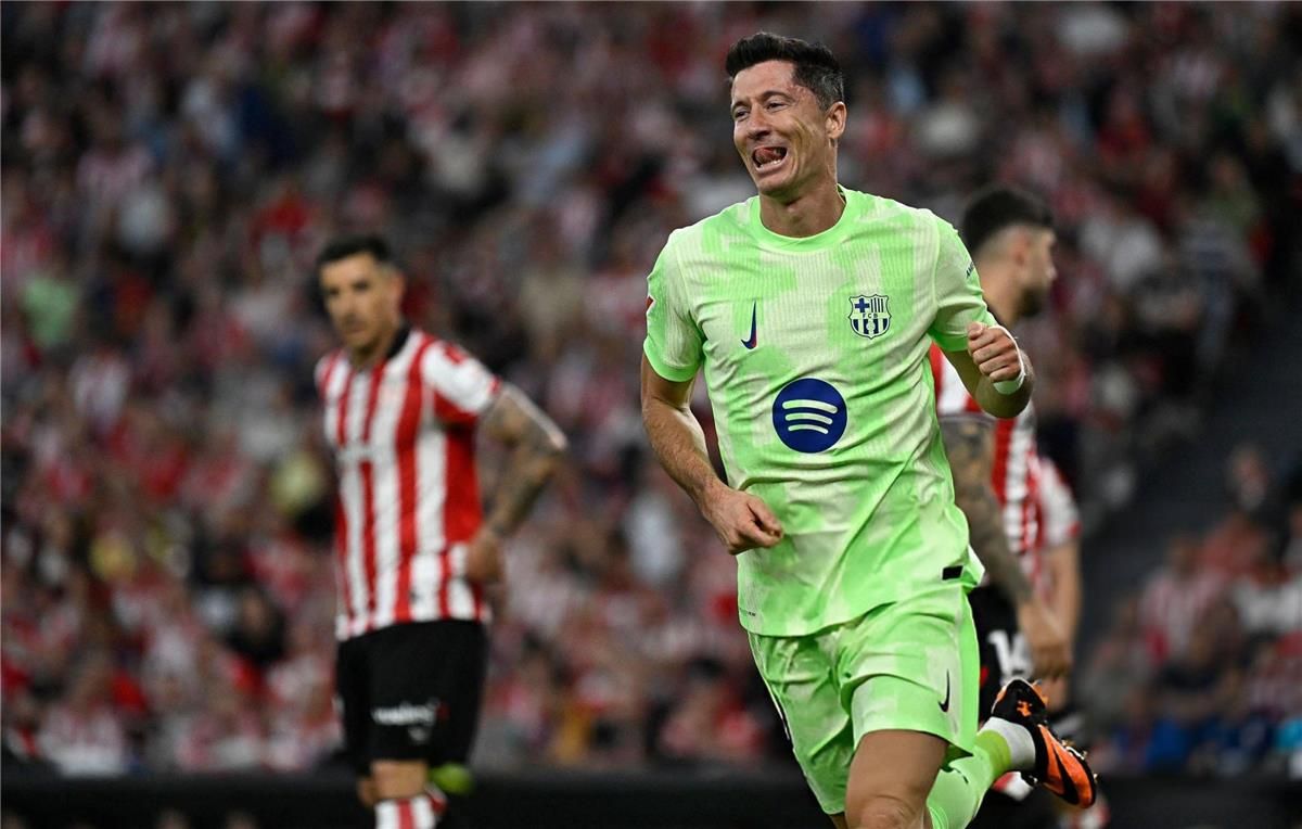 فيديو | ليلة تألق ليفاندوفسكي.. برشلونة يختتم موسم الدوري الإسباني بثلاثية أمام أتلتيك بلباو