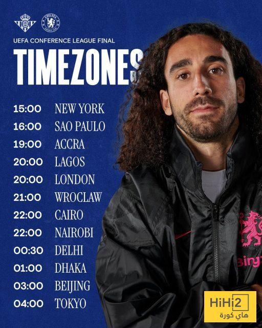 توقيت مباراة تشيلسي و ريال بيتيس في أنحاء العالم