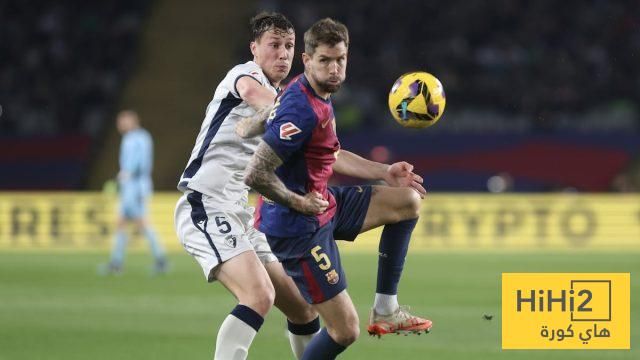 أوساسونا يصعّد قضيته ضد برشلونة بسبب مشاركة إينيغو مارتينيز