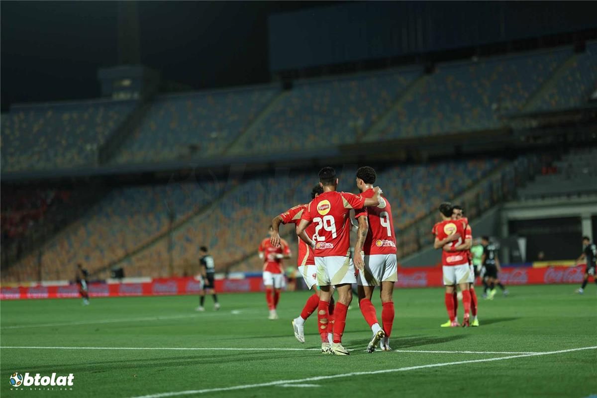بتصويبة صاروخية.. الشحات يسجل هدف الأهلي الخامس أمام فاركو