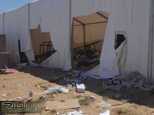 عاجل : سرقة مساعدات إماراتية ومحتويات مستشفى أمريكي في غزة .. صور