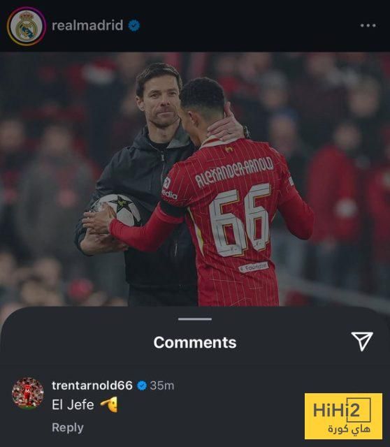 رسالة أرنولد الأولى إلى تشابي ألونسو.. صورة