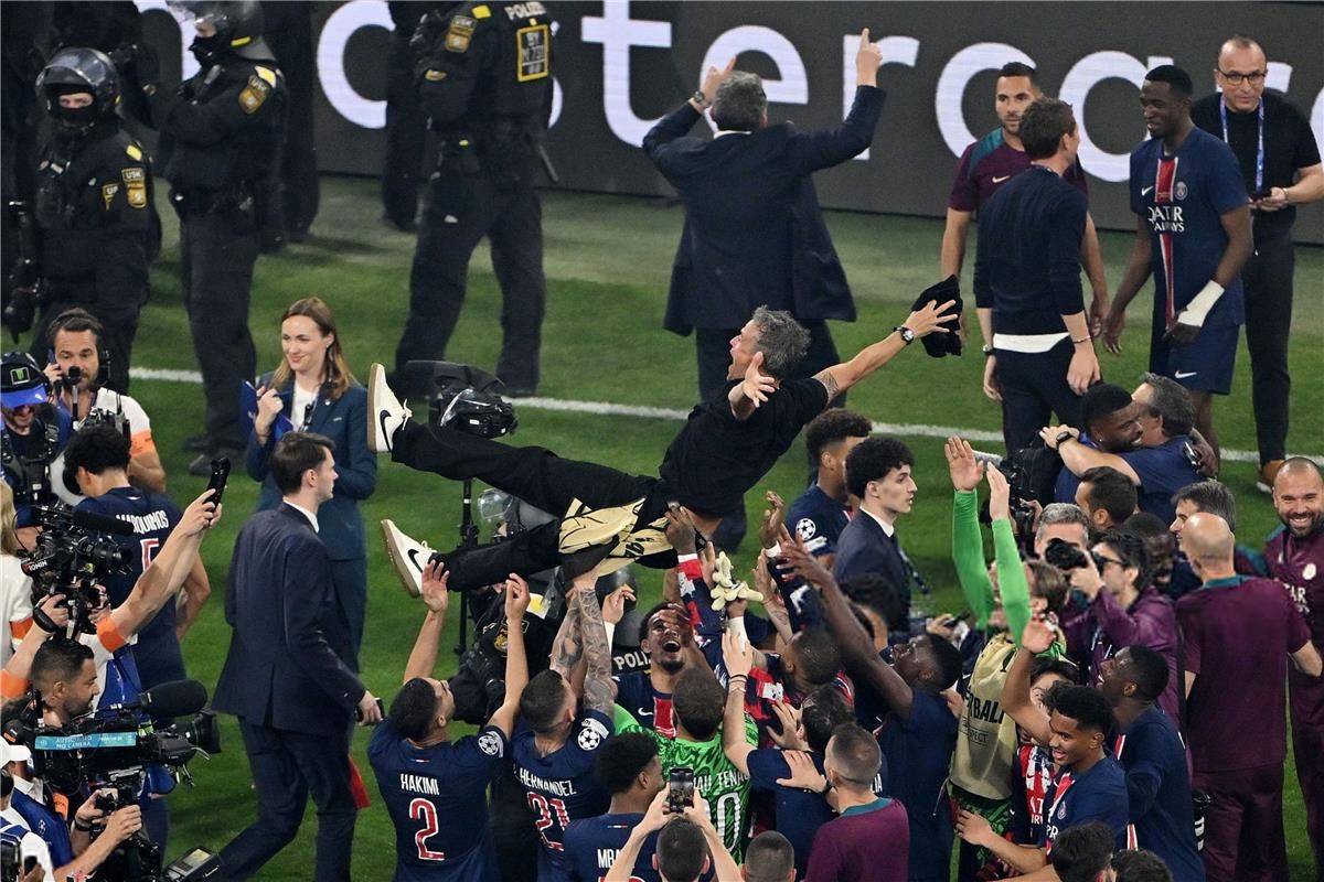 رد فعل مبابي بعد تتويج باريس سان جيرمان بلقب دوري أبطال أوروبا