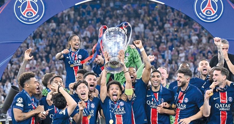 فـي ختام دوري الأبطال.. لقب تاريخي لباريس سان جيرمان بفوز كبير على إنتر ميلان
