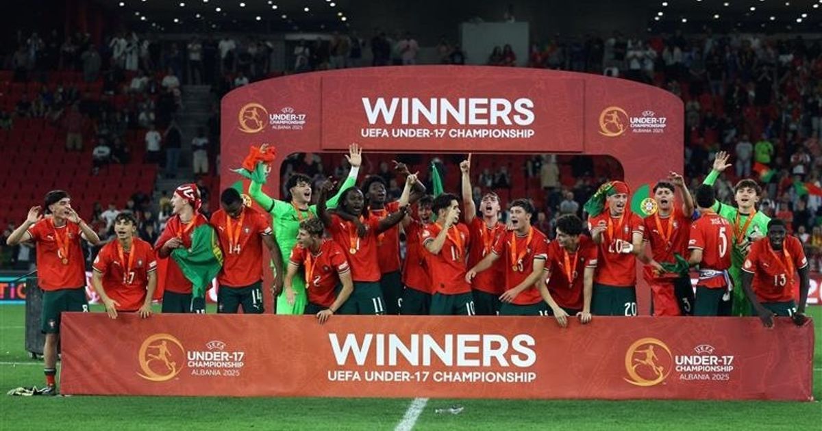 لقب سابع للبرتغال في بطولة أوروبا تحت 17 عاماً أمام فرنسا