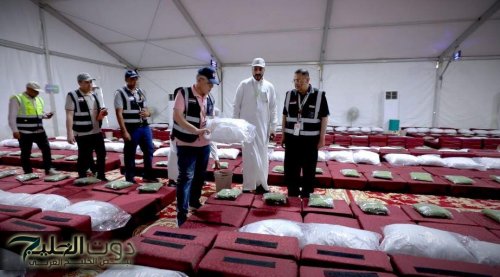 رئيس بعثة الحج يتفقد مخيمات حجاج القرعة في عرفات ومنى