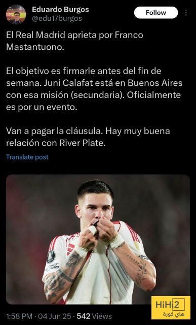 ريال مدريد يسابق الزمن بشأن صفقة ماستانتونو