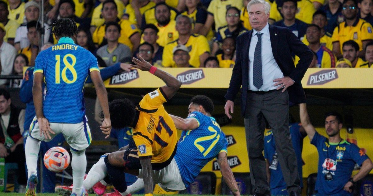 البرازيل تتعثر في الإكوادور بأول ظهور لأنشيلوتي