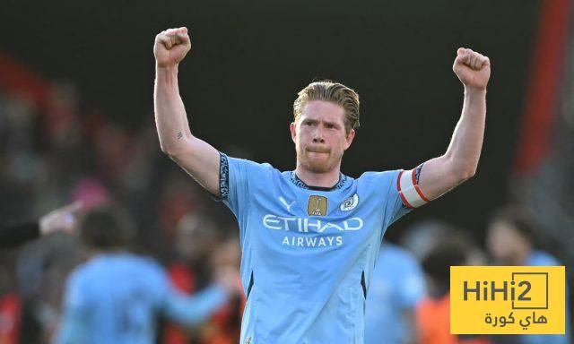 كيفين دي بروين يتصدر قائمة أفضل لاعبي التمريرات الحاسمة في أوروبا 2024/25