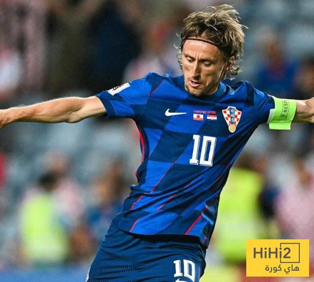 أرقام مودريتش أمام جبل طارق