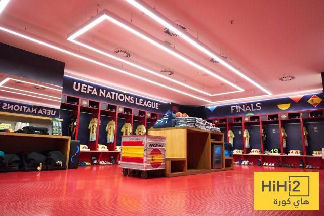 صور.. غرف ملابس منتخب إسبانيا في أليانز أرينا