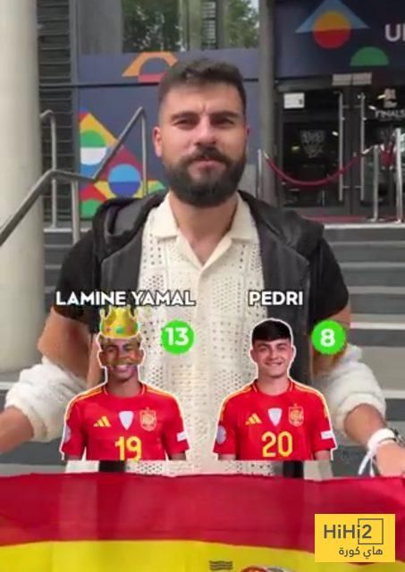 تصويت الجمهور للأفضل بين بيدري و لامين يامال