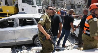 أخبار اليمن : اصابة 5 صهاينة بهجوم صاروخي إيراني