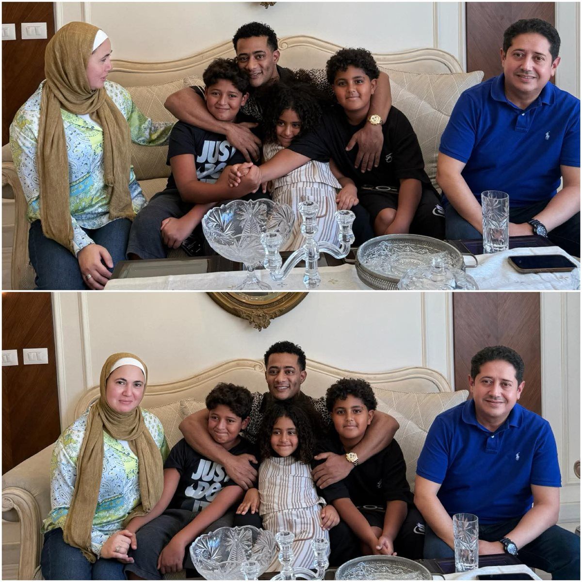 محمد رمضان يعلن تصالح نجله مع زميله عمر وانتهاء الأزمة بينهما