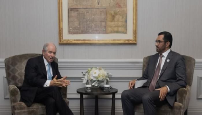 سلطان الجابر يبحث مع رئيس «بلاكستون» الأمريكية تسريع نمو الصناعات المتقدمة